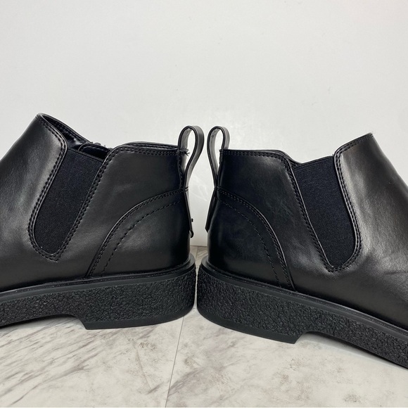 New! Franco Sarto Jellisa Black Faux Leather Bootie 9 1/2 - Picture 7 of 12